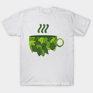 a herbal hot leaf tea for fresh and healthy life T-Shirt